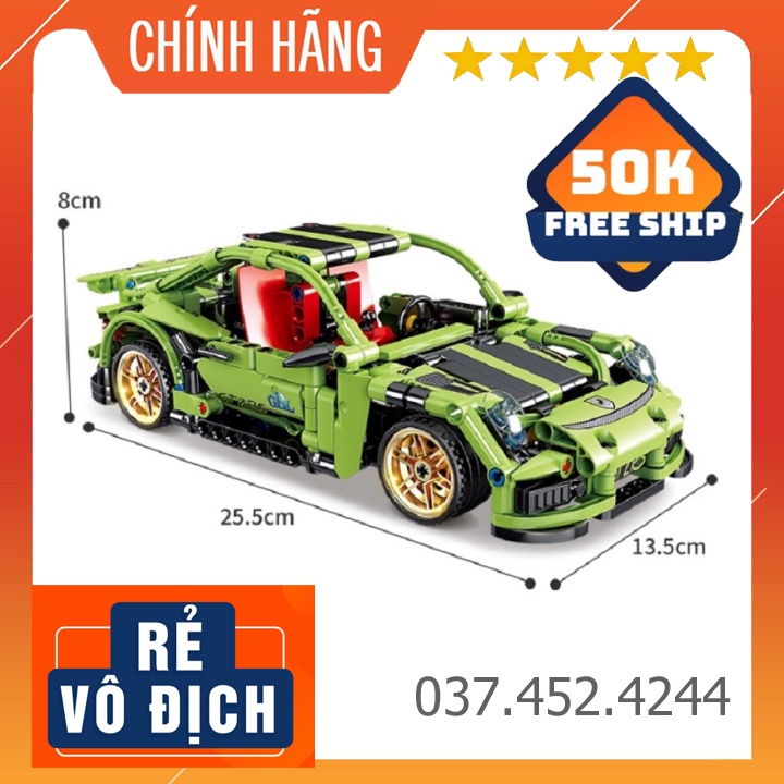 Đồ Chơi Lắp RápFreeshipLego Siêu Xe Đua Thể Thao Racing Kaizhi 1024