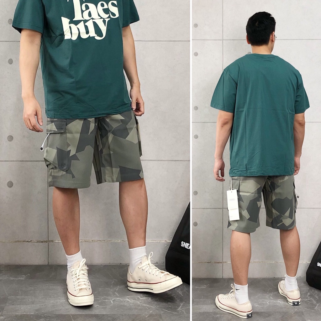 Quần short túi hộp rằn ri cargo short nam bigsize cao cấp xuất khẩu QS 103 - 621