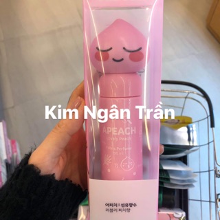Nước xịt thơm quần áo của LG Fabric Perfume x Kakao Friends apeach muzi