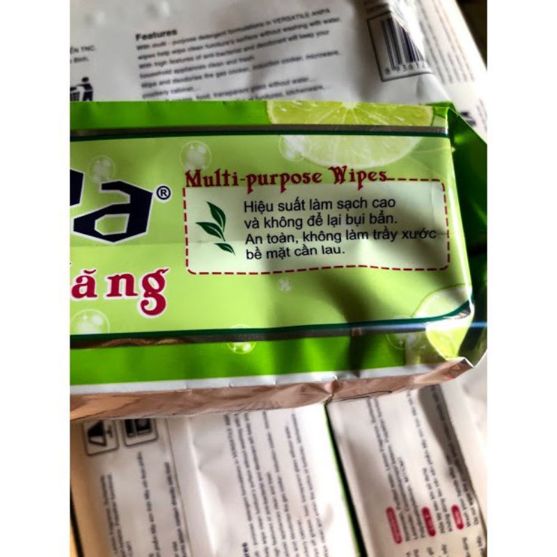 Khăn lau đa năng ANPA lau bếp siêu sạch gói 50 tờ