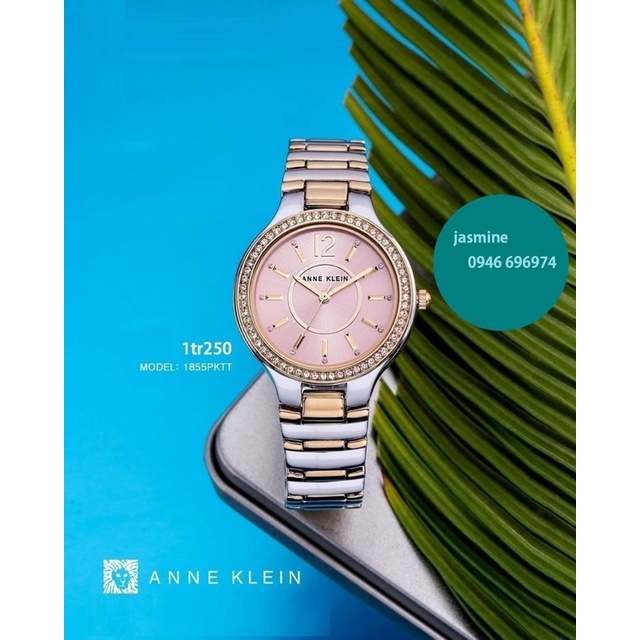 đồng hồ nữ Anne Klein pink