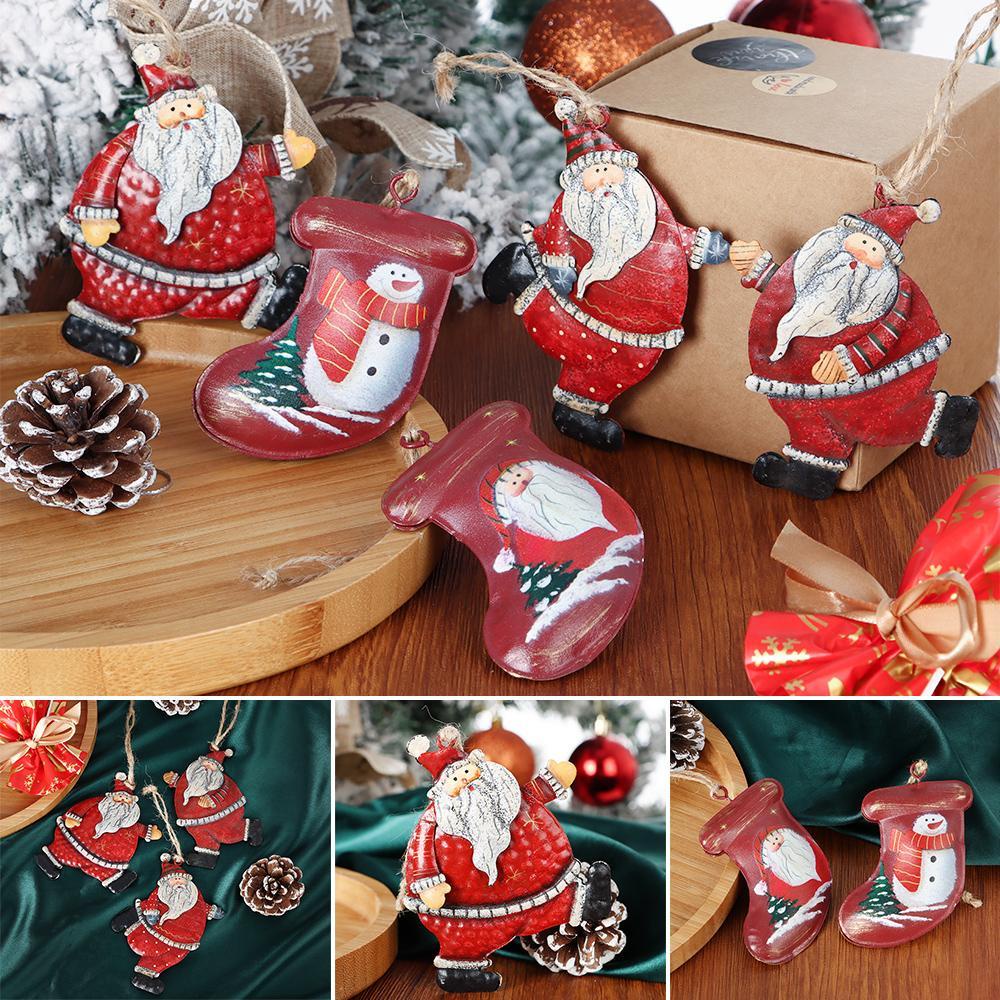 Phụ Kiện Trang Trí Giáng Sinh Hình Ông Già Noel Hoạt Hình