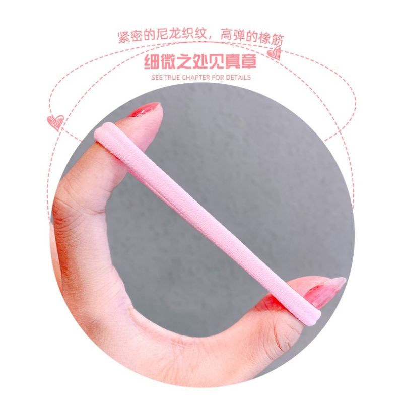 MVP167 Bộ dây cột tóc màu sắc kẹo ngọt phong cách hàn quốc