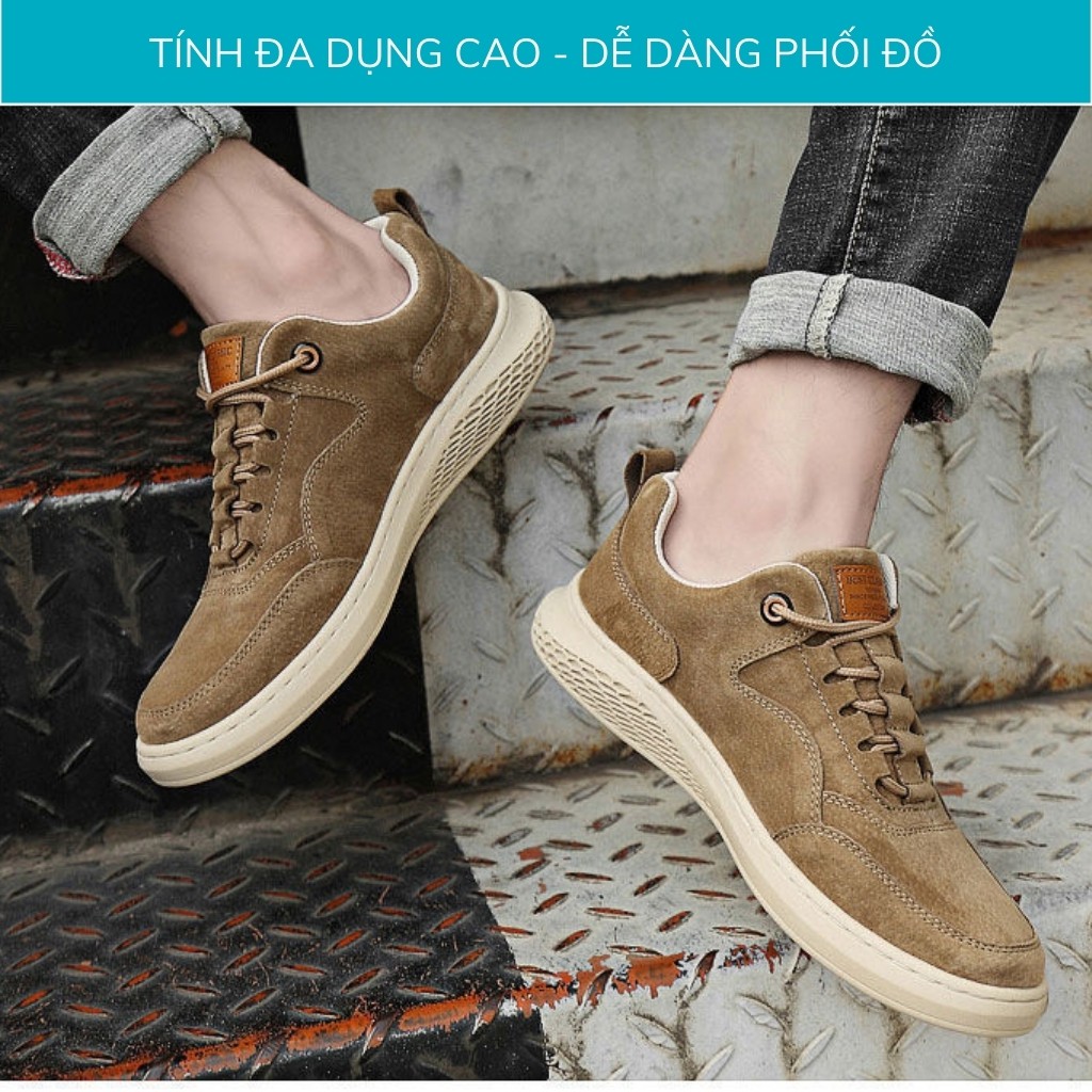 Giày Thể Thao Nam KATEZA Giày Sneaker Nam Chất Da Cao Cấp Nhẹ Nhàng  Trẻ Trung KATEZA Size (39-43)