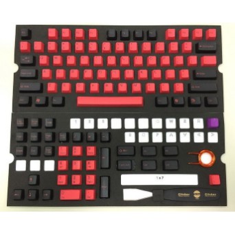 Phụ kiện Keycaps độ bàn phím Gaming Tai-Hao Double Shot PBT Red/Black -Nano