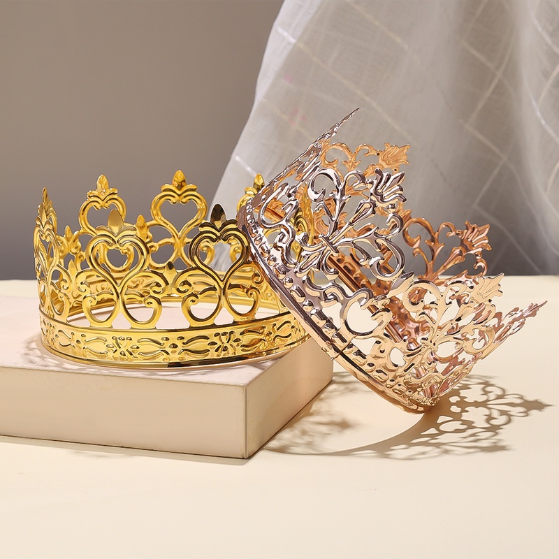 Vương Miện Công Chúa Bằng Kim Loại Chất Lượng Cao Trang Trí Bánh Kem Tiệc Sinh Nhật Đám Cưới/ Lễ Tình Nhân Cho Bé Gái / Bé Gái