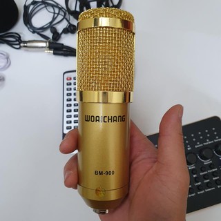 MIC THU ÂM LIVESTREAM WAICHANG BM900-bh 6 tháng