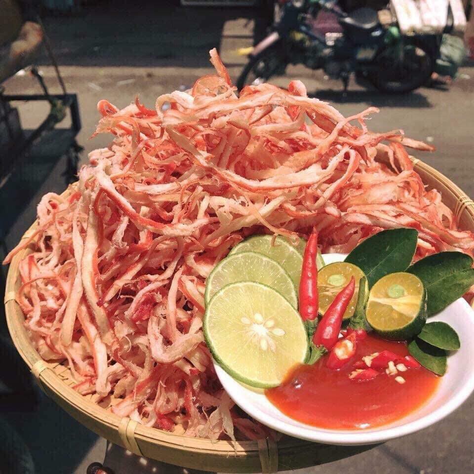 Khô Mực Sợi Hấp Dừa