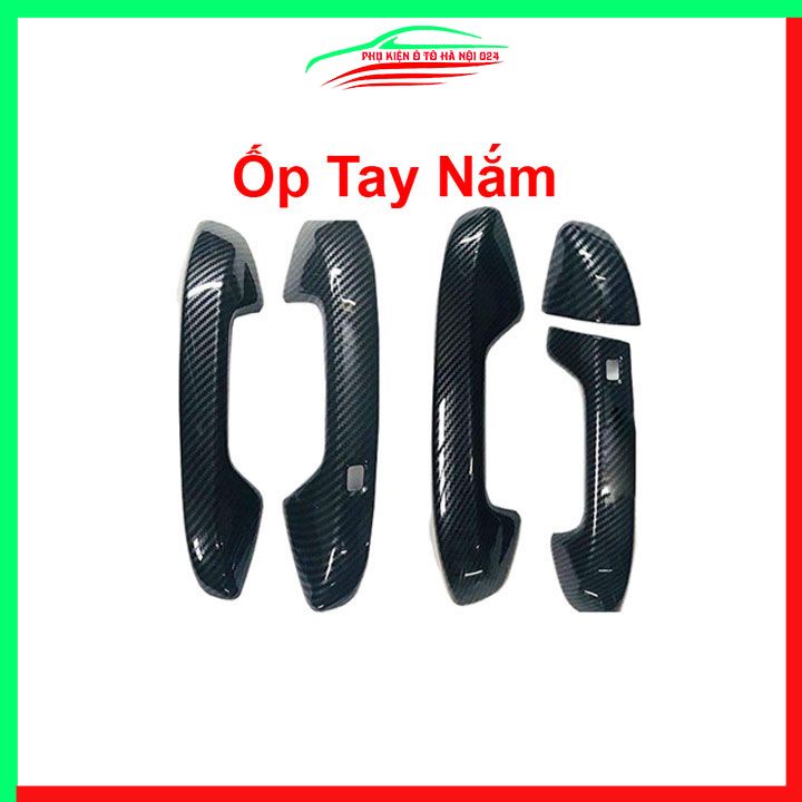 Ốp tay hõm Sonet 2021-2023 vân Cacbon bảo vệ chống trầy cửa xe