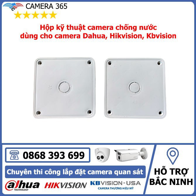 dangphupnganh29 NJI Hộp kỹ thuật Lắp Camera Nhìn vào không thấm nước mưa, nắng 4 18 vb14s