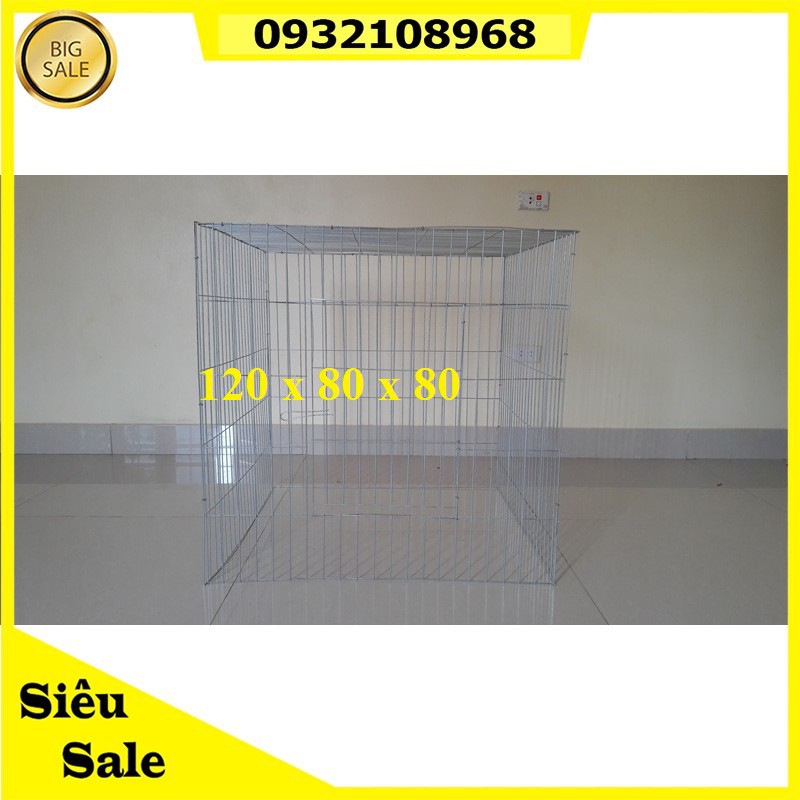 LỒNG GÀ GHÉP ÚP 120 X 80 X 80 CM