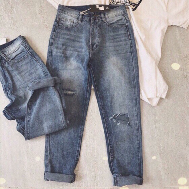Quần Baggy JEANS size SML hàng đẹp chuẩn shop