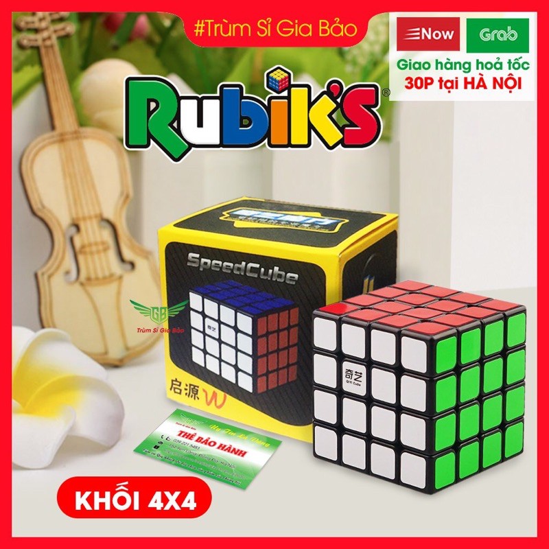 Rubik 4x4 Qiyi Sail W Rubic 4 Tầng Giá Rẻ Khối Lập Phương Ma Thuật Xoay Siêu Mượt , Lõi Cứng Cáp.