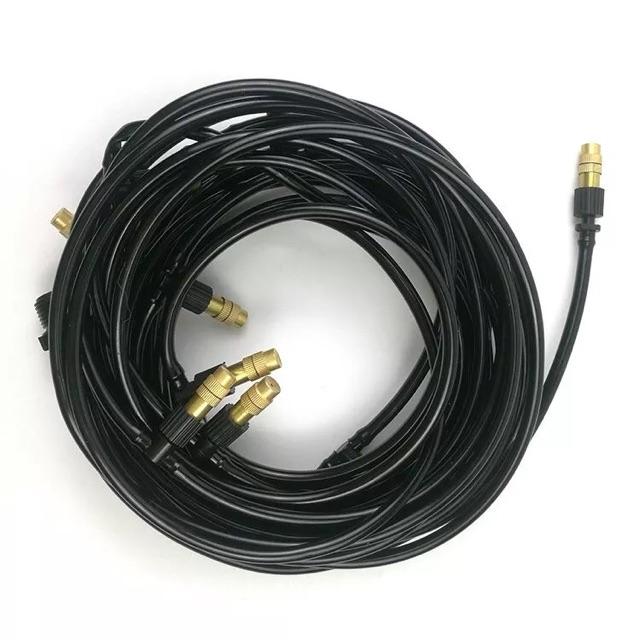 Bộ 12 đầu phun sương đồng kèm 10m dây 4/7mm