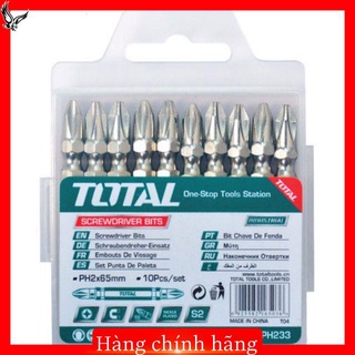 Ph2x65mm bộ mũi vít 10 chi tiết total tac16ph233