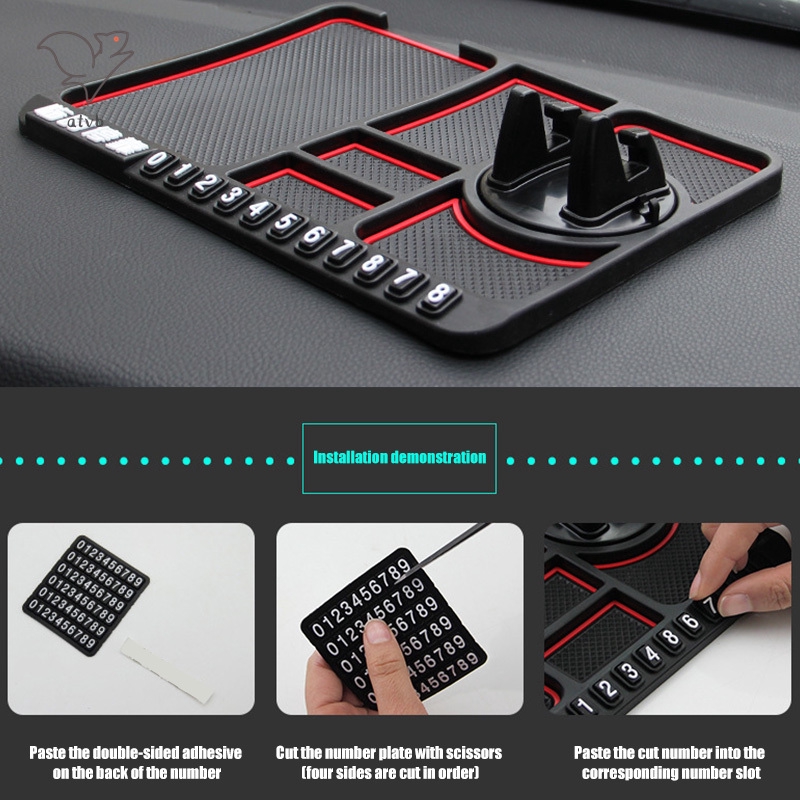 Miếng Dán Chống Trượt Để Giữ Điện Thoại Trên Xe Hơi