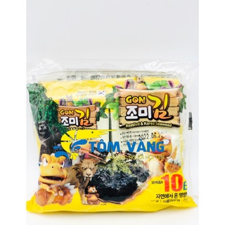 Rong biển tách muối cho bé SOLMOI KIDS Hàn Quốc - Tôm Vàng