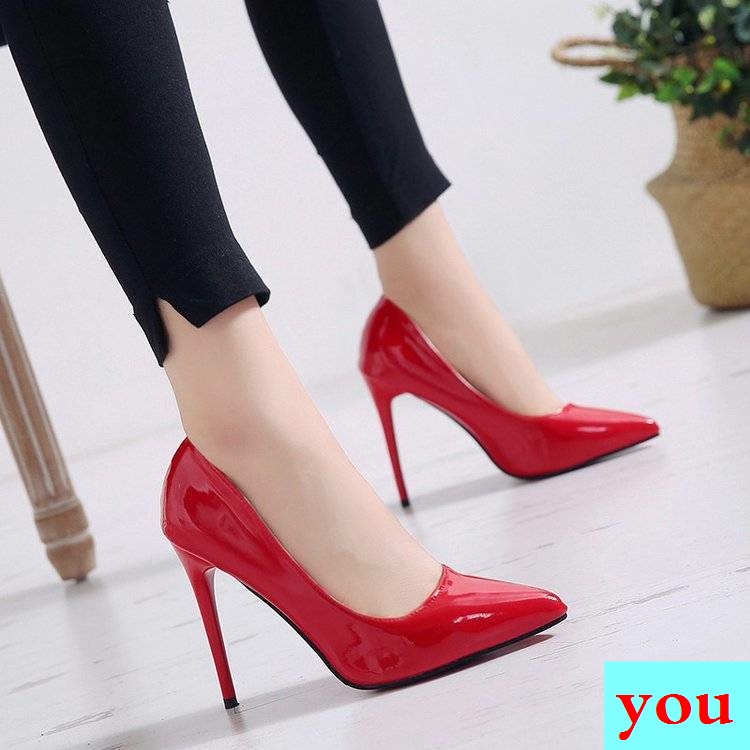 Giày Cao Gót Size Lớn 41 42 12cm Zhuan35-44 Thời Trang Dành Cho Nữ