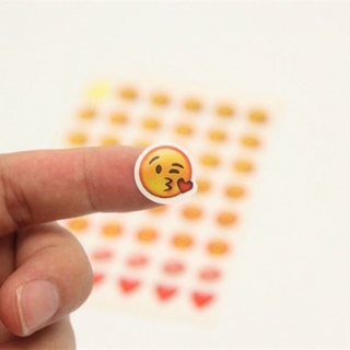 Set 10 tấm sticker icoin mặt cười