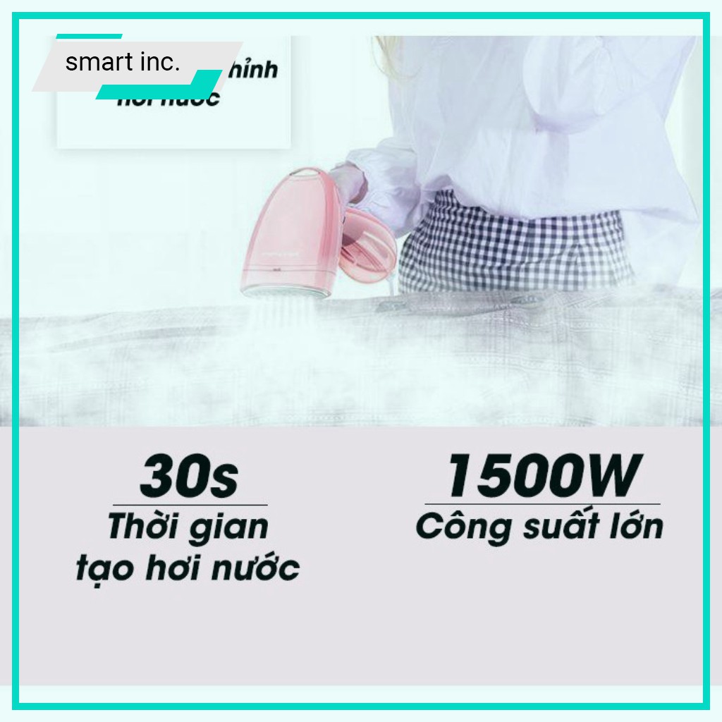 Bàn Là Hơi Nước Là Quần Tây Vải Áo Sơ Mi Đi Làm Bàn Ủi Đồ Quần Áo Xịt Nước Cầm Tay Ủi Vết Nhăn Gấp Xếp Gọn Để Balo 1500W