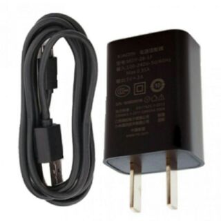 Bộ củ Sạc Xiaomi 5V-2A và Cáp sạc Xiaomi (Đen) - Hàng nhập khẩu