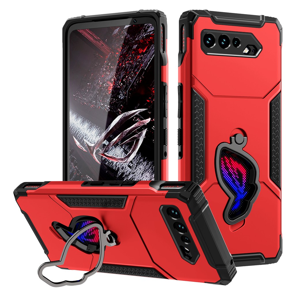 Ốp điện thoại dạng giáp chống rơi kèm giá đỡ cao cấp cho Asus Rog Phone 5 / Rog Phone 5s