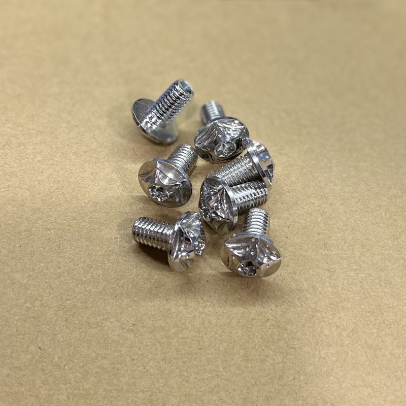 Ốc 8ly1.5 inox đầu ngôi sao salaya