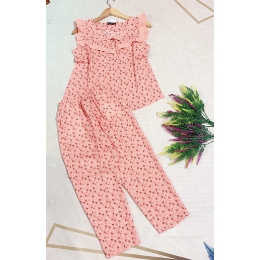 Đồ bộ nữ⚡️FREESHIP⚡️ quần 9 tấc vải mango cao cấp mềm, mịn, mặc mát hợp thời trang .