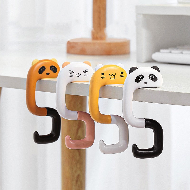Móc Treo Túi Xách Gấp Gọn Được Hình Thú Dễ Thương Sáng Tạo