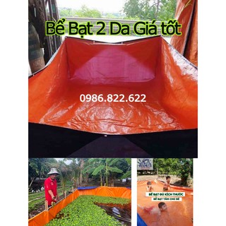 Giá tốt [ BỂ BẠT 2 DA] BỂ BẠT NUÔI ỐC, BỂ BẠT NUÔI ẾCH. BỂ BẠT CHO BÉ TẮM.