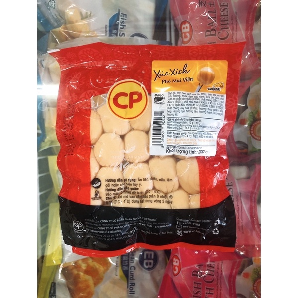 XÚC XÍCH PHÔ MAI QUE/ VIÊN CP