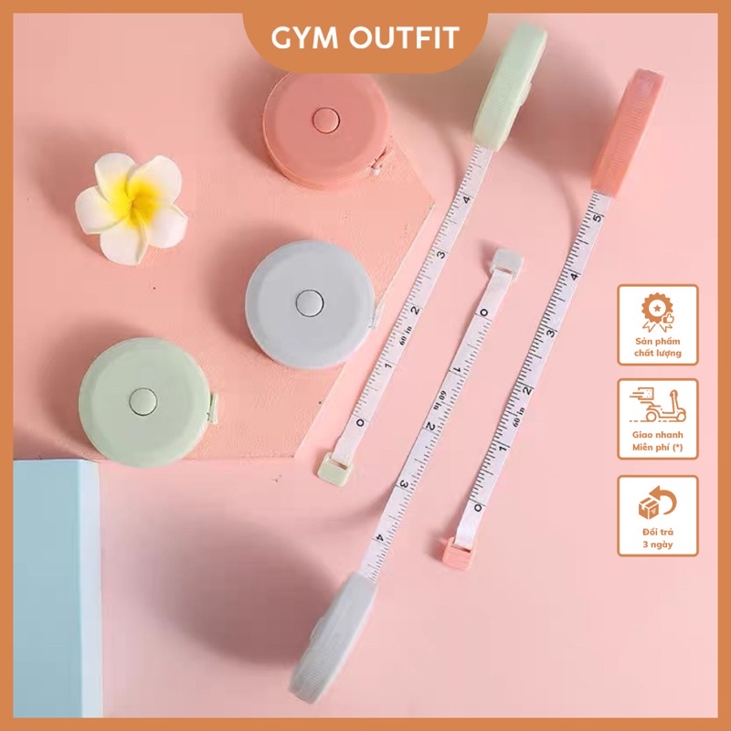 Thước Dây Cuộn Mini Rút Tự Động