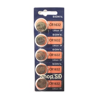 PIN NÚT TRÒN - PIN ĐỒNG HỒ MÃ SỐ 1632