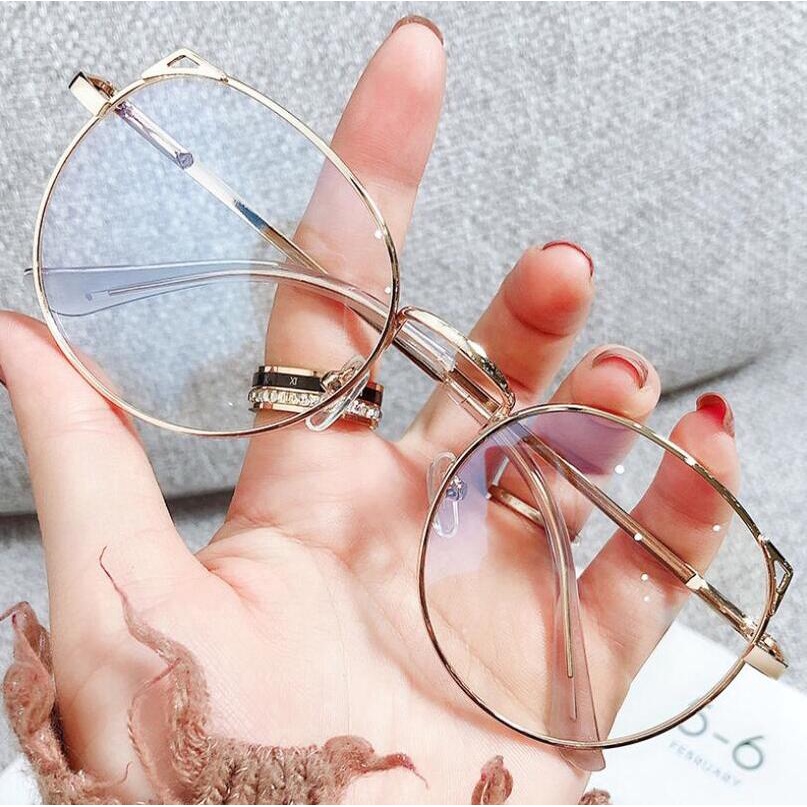 Kính Chống Bức Xạ Máy Tính Gọng Xanh Thời Trang