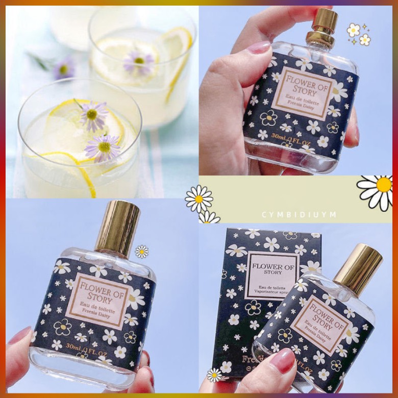 Nước Hoa Toàn Thân Mùi Freesia Daisy 30ml/Chai Mùi Hương Nhẹ Nhàng, Tinh Tế
