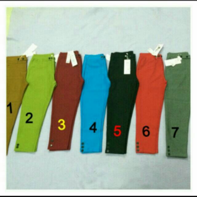 Quần lửng 9 tấc cotton( dây kéo)