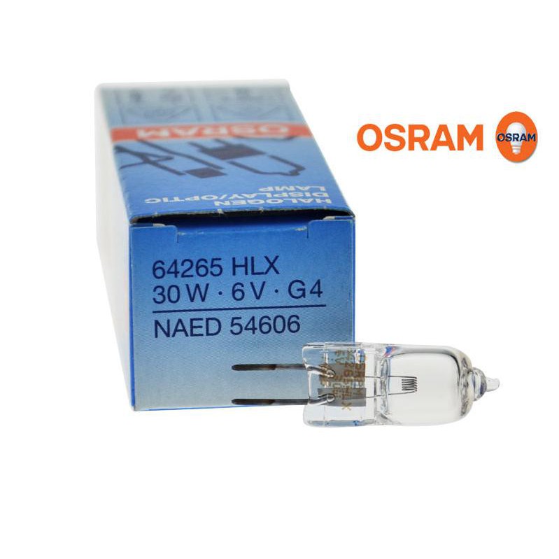 (SALE) Bóng đèn nhãn khoa Osram 64265 HLX 6V 30W G4