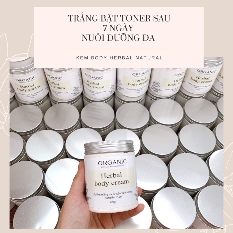 [ SỈ 10 HỦ ] 10 Hủ kem body herbal natural dưỡng trắng da