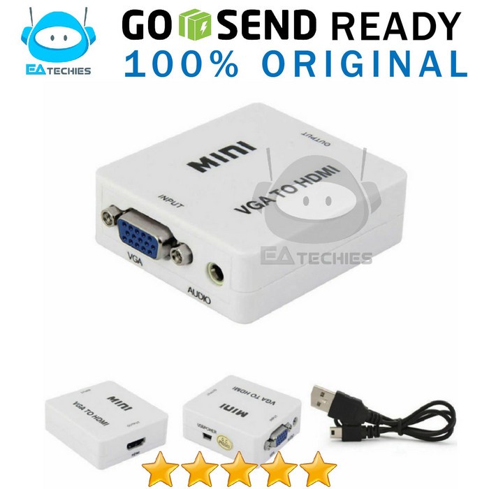 Hộp Chuyển Đổi Vga Sang Hdmi / Vga2Hdmi | BigBuy360 - bigbuy360.vn