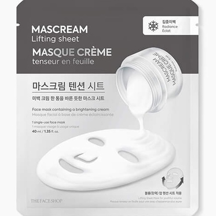 THE FACE SHOP Mặt Nạ Dạng Kem Dưỡng Da Mặt Chất Lượng Cao