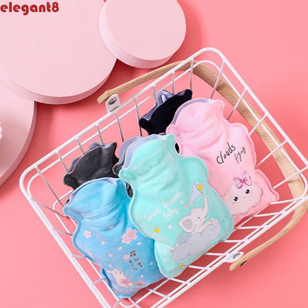 Bình Nước Nóng Giữ Ấm Bụng Mini Chống Nổ Họa Tiết Hoạt Hình Dễ Thương Thanh Lịch
