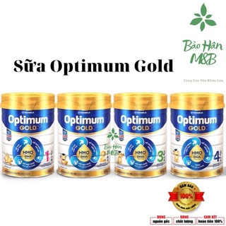 Sữa bột optimum gold 1,2,3,4 mẫu mới 800g