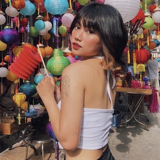Áo croptop kiểu yếm buộc dây Nala Studio