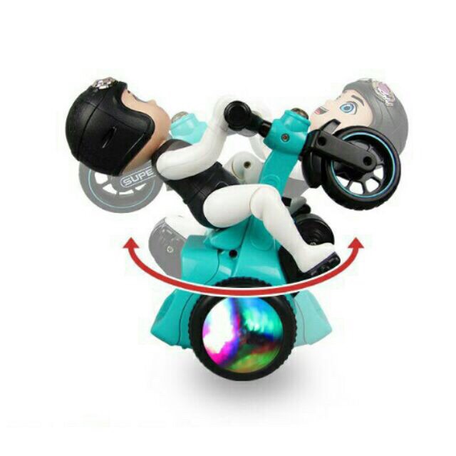 Đồ chơi xe nhào lộn có hiệu ứng đèn đảm bảo bé thích mê