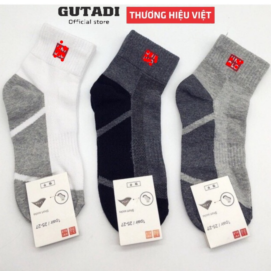 Tất Vớ Nam Nữ UNi Nhật cotton thoáng mát dịu êm, thấm hút mồ hôi tốt lắm hàng loại 1- AQ STORE