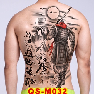 [Loại Ngắn Ngày] Hình Xăm Dán Kín Lưng Ngộ Không (35x48cm)