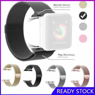 FL【COD Ready】Dây đeo thay thế Milanese Loop dành cho đồng hồ Apple Watch Series 1/2/3/4 38MM/40MM/42MM/44M