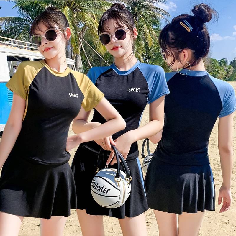 Đồ bơi hai mảnh, đồ thể thao, mới Slim Slim Hot Spring Beach Ladies Áo tắm