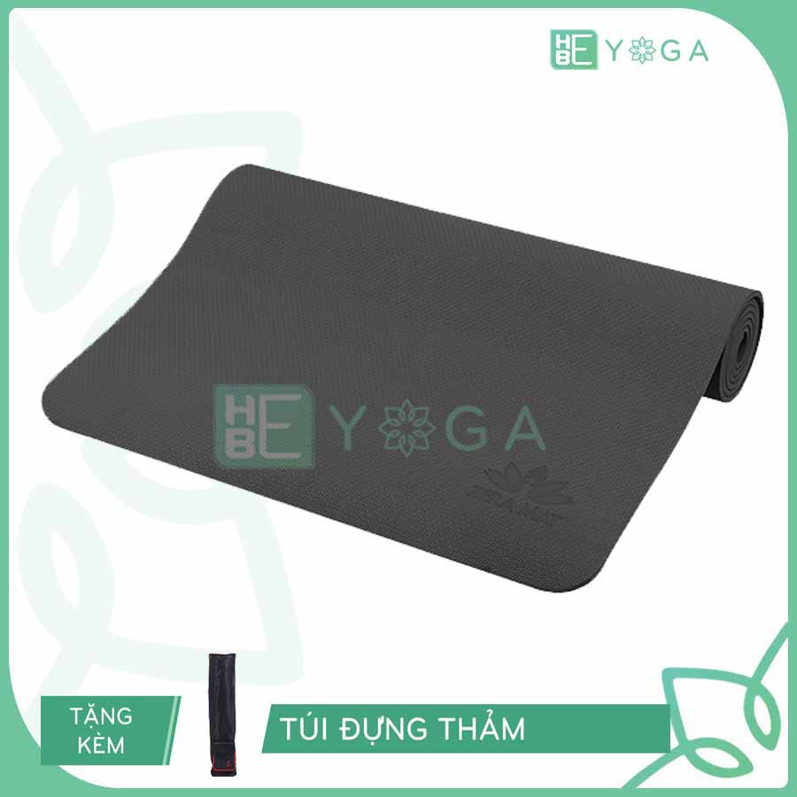 Thảm Yoga ZERA Mats 8mm 1 lớp Tặng kèm túi đựng ( màu sắc ib để chọn màu)