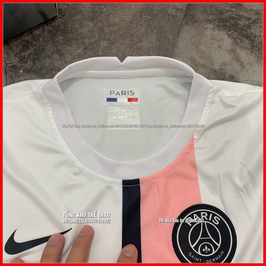 Bộ Quần Áo Bóng Đá CLB PSG sân khách mùa 2021-2022 Vải thái chuẩn cao cấp phom 45-90kg